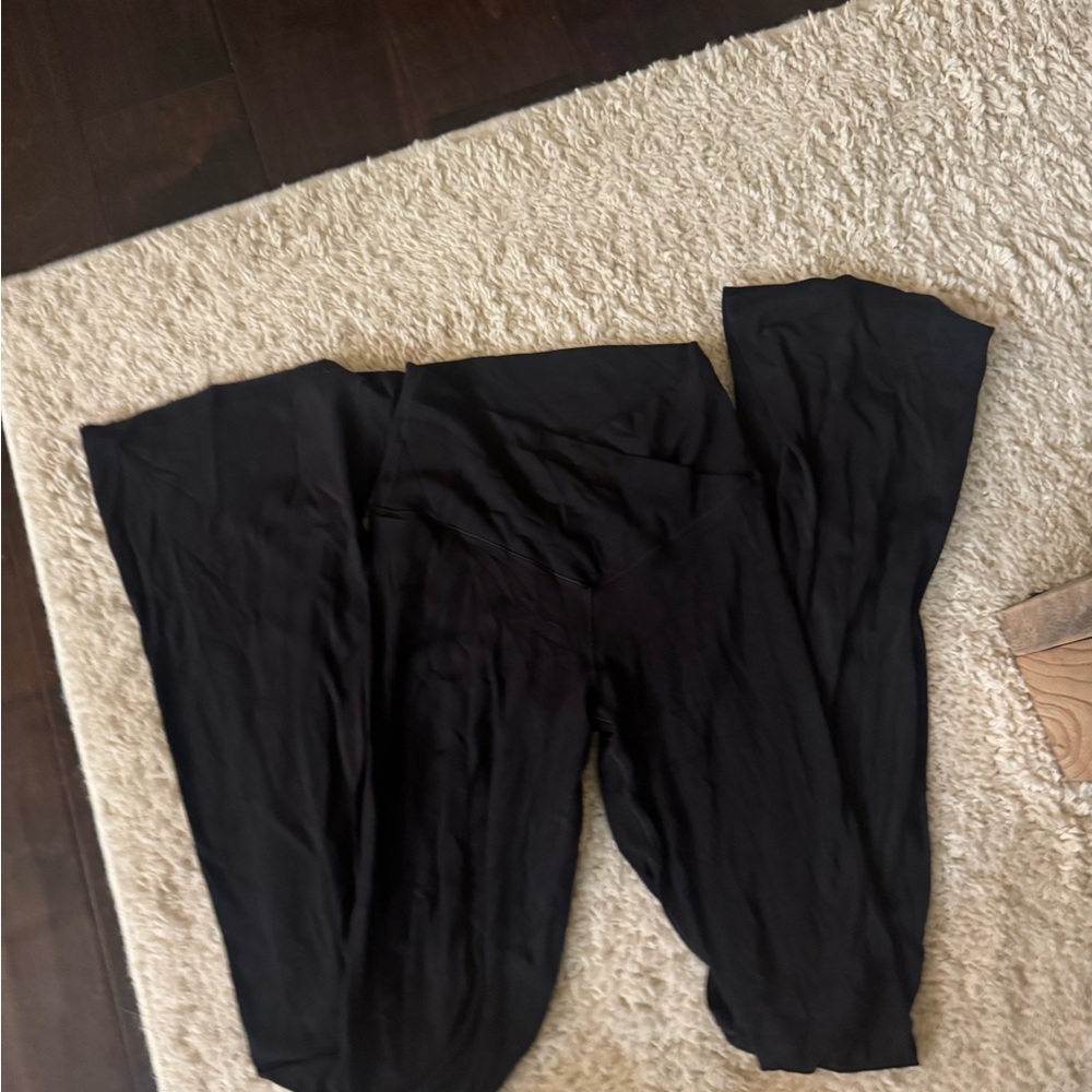 aerie black crossover leggings